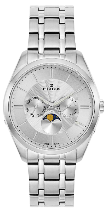 Edox Les Bemonts Multifunction Moon Phase 40008 3M AIN