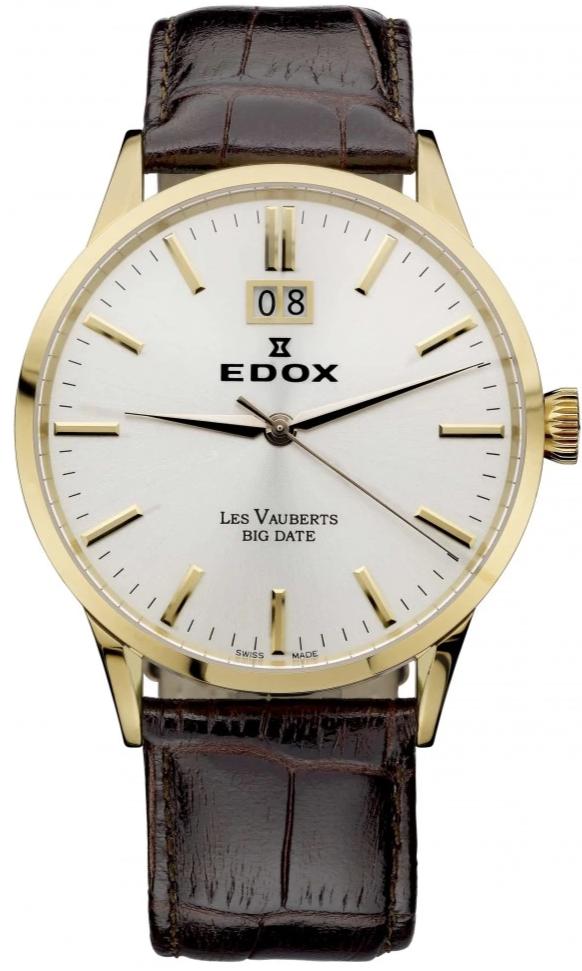 Edox Les Vauberts Big Date 63001 37R AIR