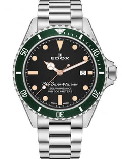 Edox SkyDiver Military Limited Edition 80112 3VM NIBEI