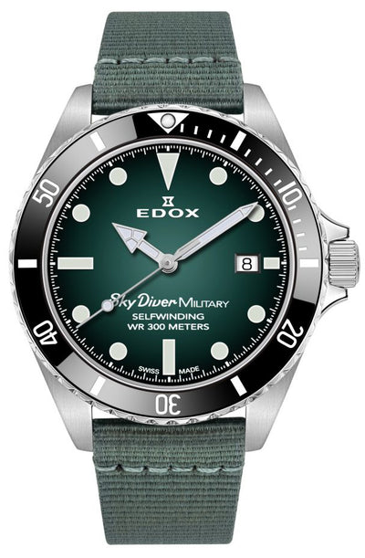 Edox SkyDiver Military Limited Edition 80115 3N VD