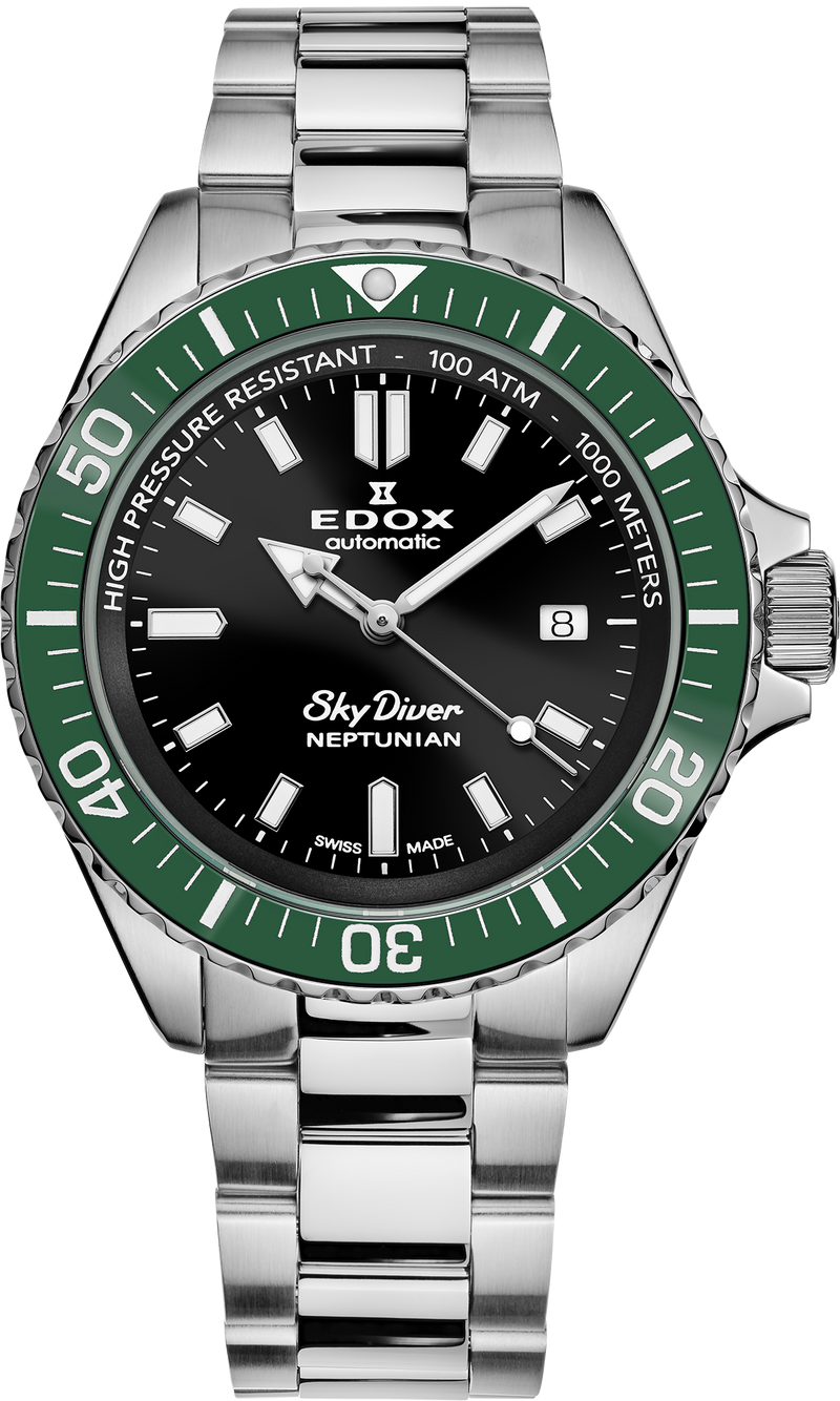 Edox Skydiver Neptunian Automatic 80120 3VM NIN - SeriousWatches.com Edox Skydiver Neptunian Automatic 80120 3VM NIN - SeriousWatches.com
