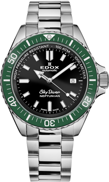 Edox Skydiver Neptunian Automatic 80120 3VM NIN - SeriousWatches.com Edox Skydiver Neptunian Automatic 80120 3VM NIN - SeriousWatches.com