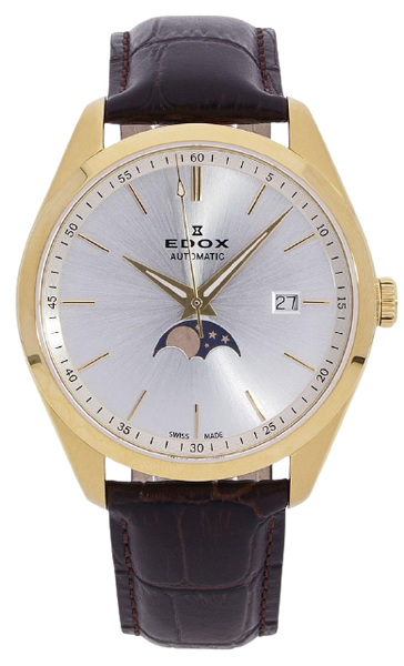 青moonz Edox Les Bemonts Chronograph Moon Phase 01655 3 BUIR - YouTube