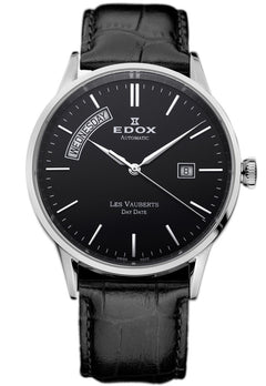 Edox Les Vauberts Day Date Automatic 83007 3 NIN - SeriousWatches.com