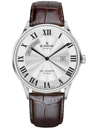 Edox Les Vauberts Day Date Automatic 83010 3B AR