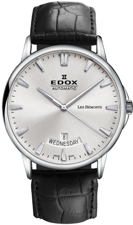 Edox Les Bemonts Day Date Automatic 83015 3 BIN