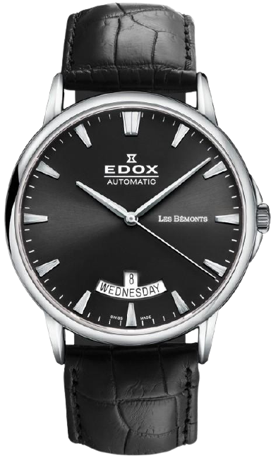 Edox Les Bemonts Day Date Automatic 83015 3 NIN