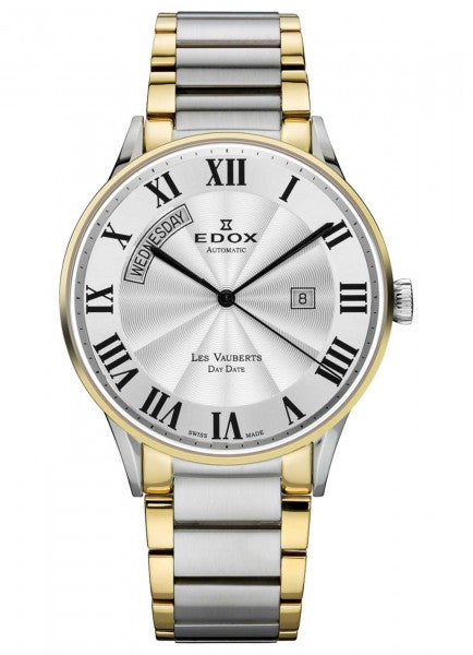 Edox Les Vauberts Day Date Automatic 83011 357J AR