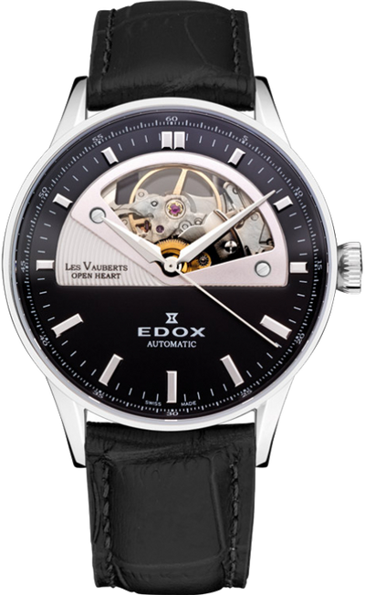 Edox Les Vauberts Open Heart 85019 3N NIN - SeriousWatches.com Edox Les Vauberts Open Heart 85019 3N NIN - SeriousWatches.com