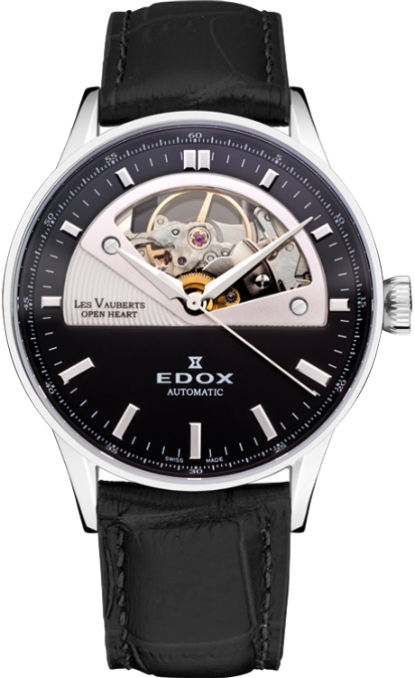 Edox Les Vauberts Open Heart 85019 3N NIN