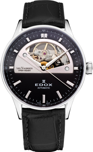 Edox Les Vauberts Open Heart 85019 3N NIN - SeriousWatches.com