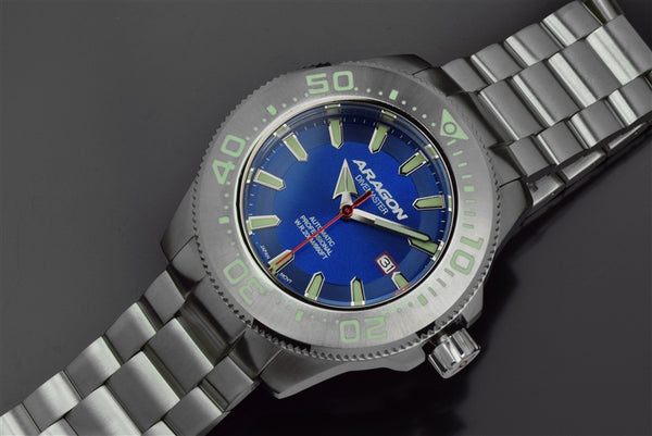 ARAGON Divemaster NH35 Bracelet Watch 45mm A067BLU