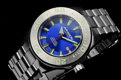 ARAGON Divemaster NH35 Bracelet Watch 45mm A067BLU