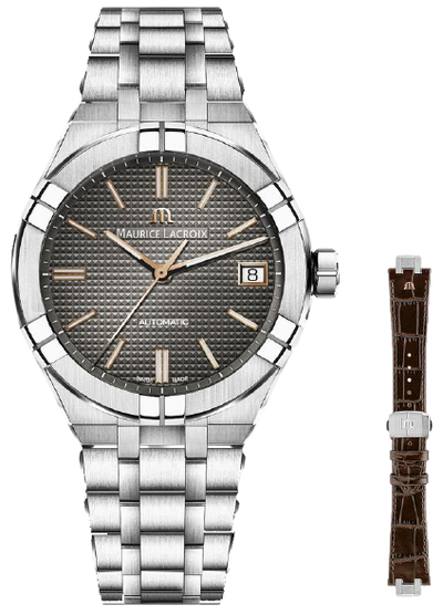 Maurice Lacroix Aikon Automatic Date 39mm AI6007 SS002 331 2 SeriousWatches