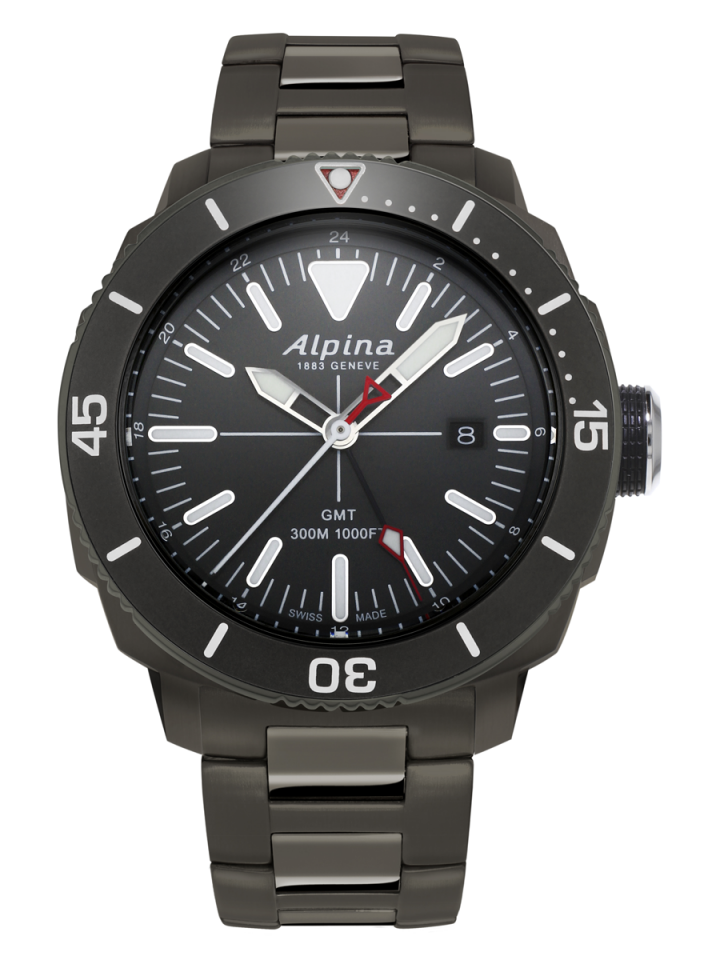 Alpina Seastrong Diver GMT AL 247LGG4TV6B SeriousWatches