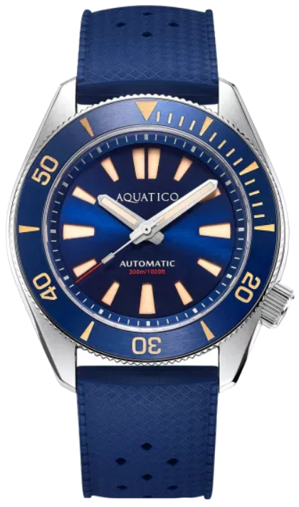 Aquatico Poseidon Blue Rubber
