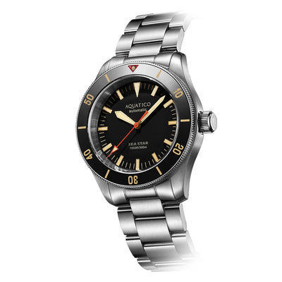 Aquatico Sea Star V2 Black Ceramic Bezel