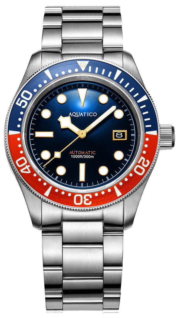 Aquatico Sea Star V2 Blue Pepsi Bezel Snowflake