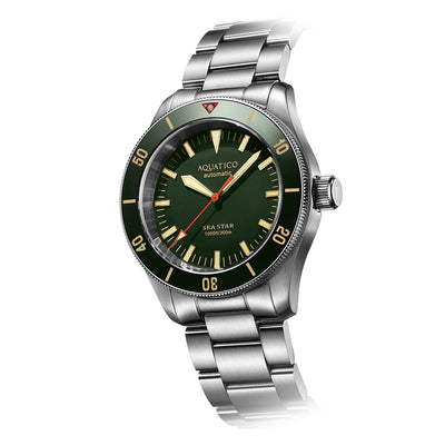 Aquatico Sea Star V2 Green Ceramic Bezel