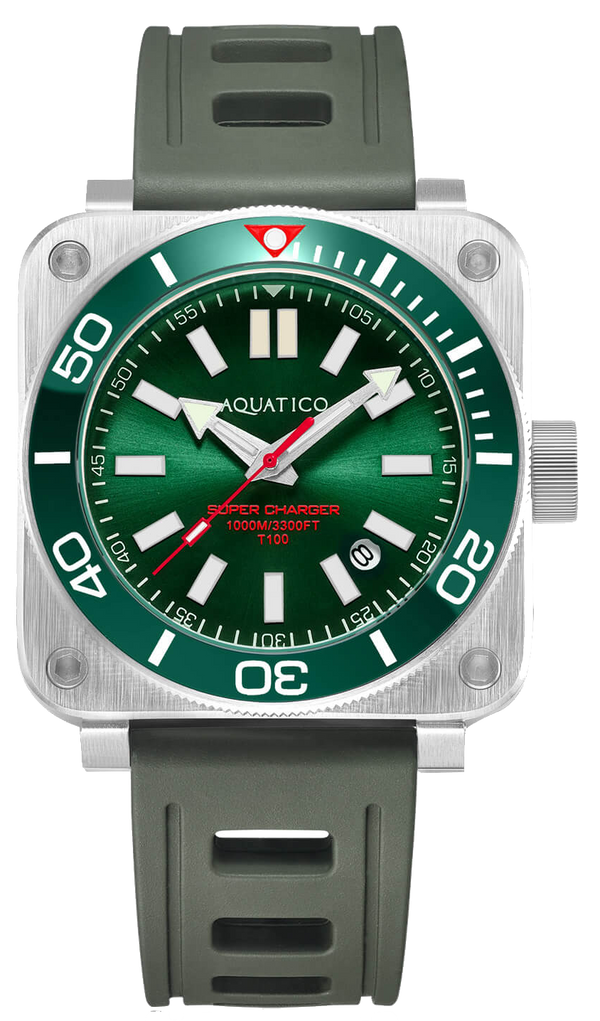 Aquatico Steel Man Green NH35