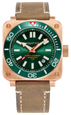 Aquatico Super Charger Bronze Green Ceramic Bezel SW200