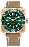 Aquatico Super Charger Bronze Green Ceramic Bezel