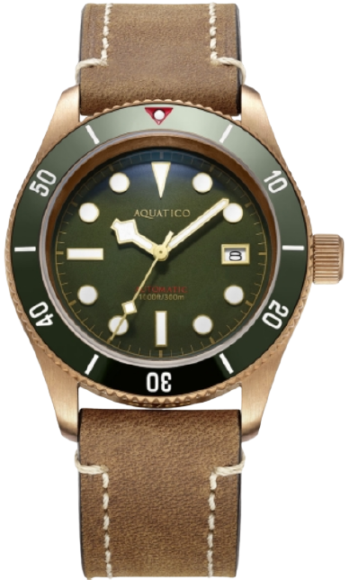 Aquatico Bronze Sea Star Green Ceramic Bezel