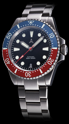 ★アリゲータークォーツ クラスター 217g②(SA+) AQUASTAR DEEPSTAR II STEEL GREY DIAL SWISS AUTOMATIC 37MM