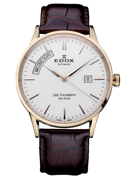 Edox Les Vauberts Day Date Automatic 83007 37R AIR (Display)