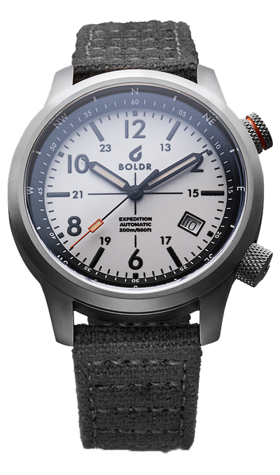 BOLDR Expedition I White Sands SeriousWatches