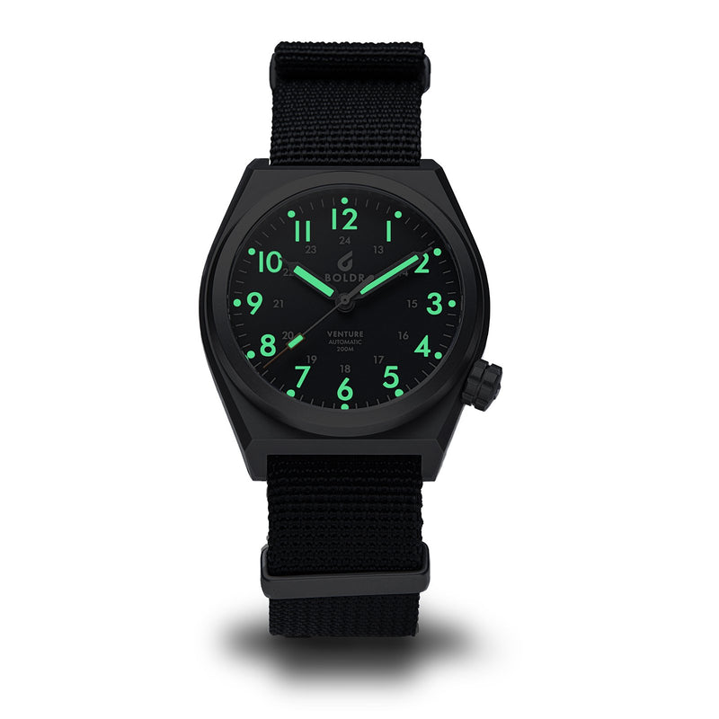 BOLDR Venture Carbon Black - SeriousWatches.com