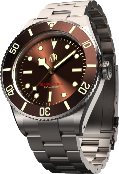 【美品】WMT Barracuda Tropical Brown Barracuda - Tropical Brown / Aged Edition / Metal Bracelet +