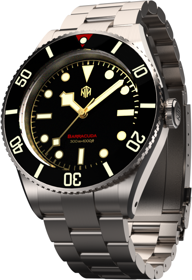 NTH Barracuda Vintage Black No Date