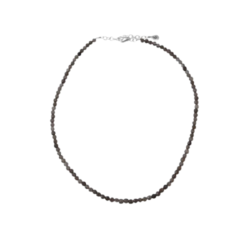 Barse Faceted Smoky Quartz Necklace