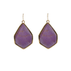 Barse Hexagonal Statement Earring-Phosphosiderite