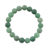 Barse Matte Bead Bracelet-Green Jade