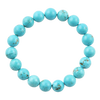 Barse Polished Bead Bracelet-Turquoise Magnesite