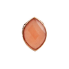 Barse Promenade Copper and Peach Aventurine Ring