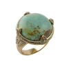 Barse Round Turquoise Ring