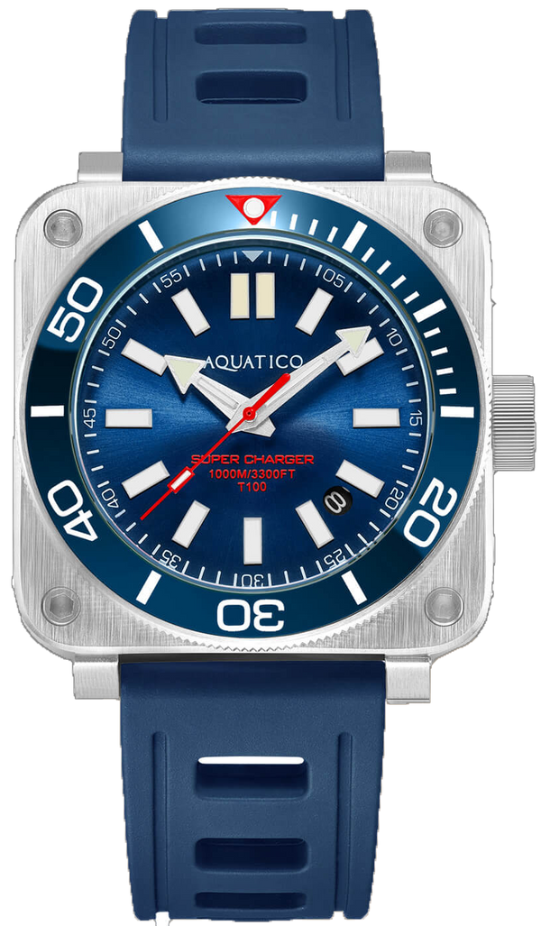 Aquatico Steel Man Blue NH35