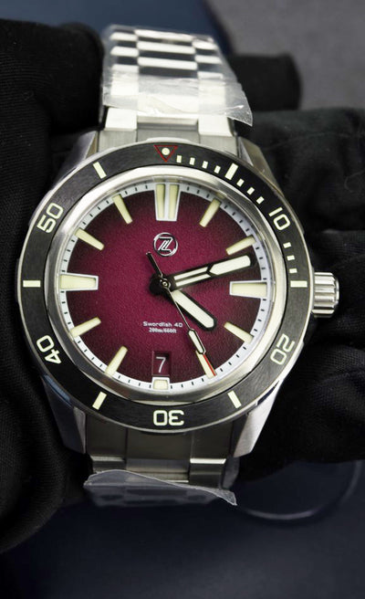 Zelos Swordfish 40mm Burgundy (B-stock)