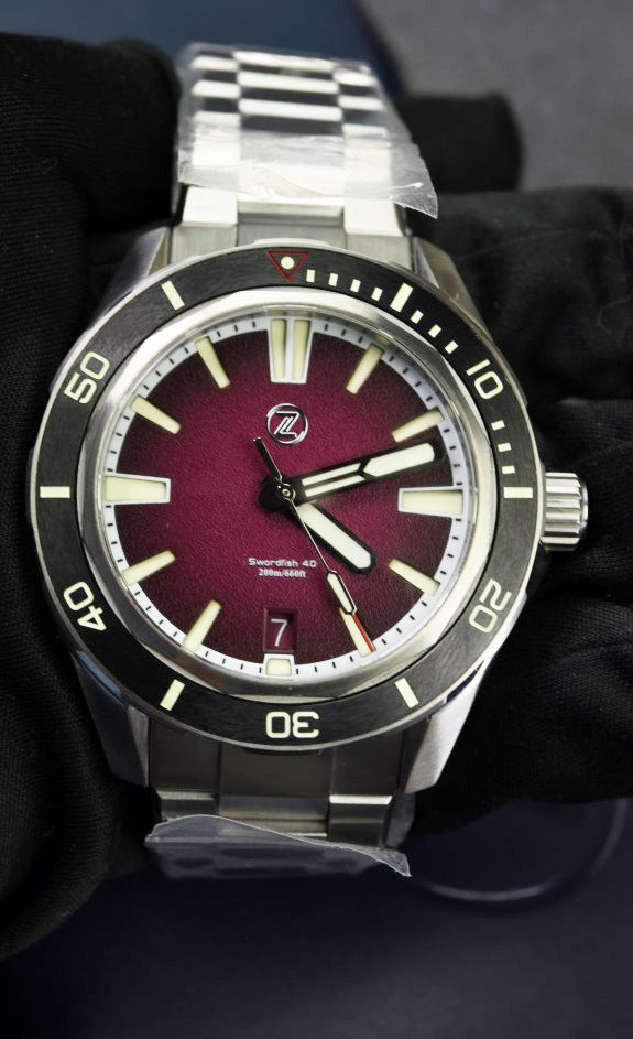 Zelos Swordfish 40mm Burgundy (B-stock)