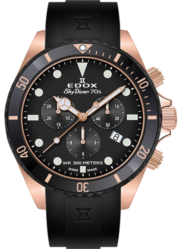 Edox Skydiver Chronograph 10238 37RNNCA NI