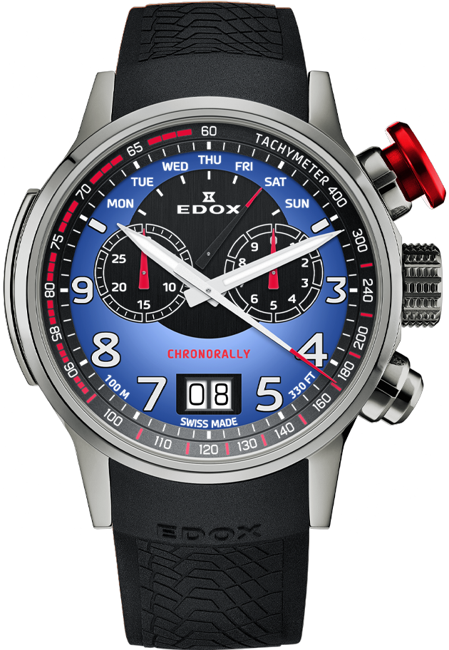 Edox Chronorally Chronograph Limited Edition 38001 TINR BUDN Edox Chronorally Chronograph Limited Edition 38001 TINR BUDN