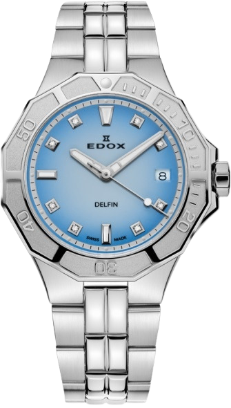 Edox Delfin Diver Lady Marianna Gillespie Special Edition 53020 3M BUCND