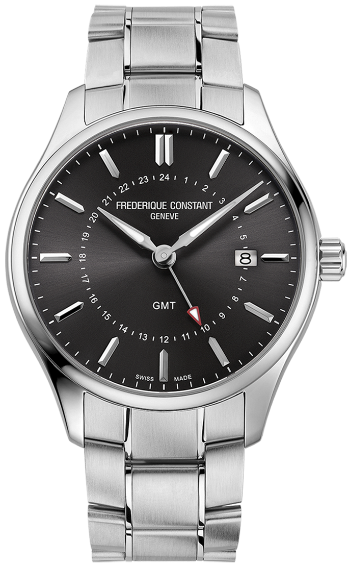 Frederique Constant Classics Quartz GMT FC-252DGS5B6B