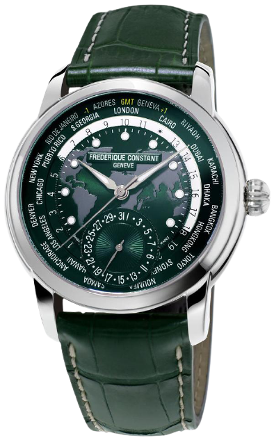 Frederique Constant Worldtimer Manufacture FC-718GRWM4H6