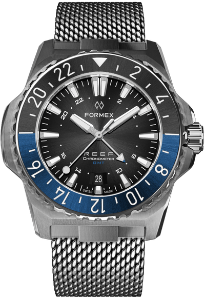 Formex REEF GMT Black and Blue Bicolor Ceramic Bezel