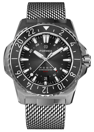 Formex REEF GMT Black and Red Ceramic Bezel