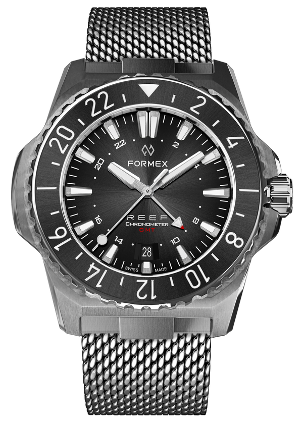 Formex REEF GMT Black and Red Ceramic Bezel